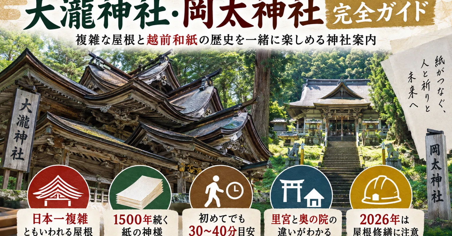 大瀧神社・岡太神社 完全ガイド｜見どころ・所要時間・アクセス ｜旅と