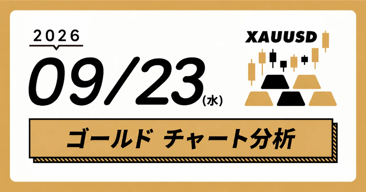 [9/23 (Wed) Gold / XAUUSD Chart Analysis] Today, the Tokyo to European ...