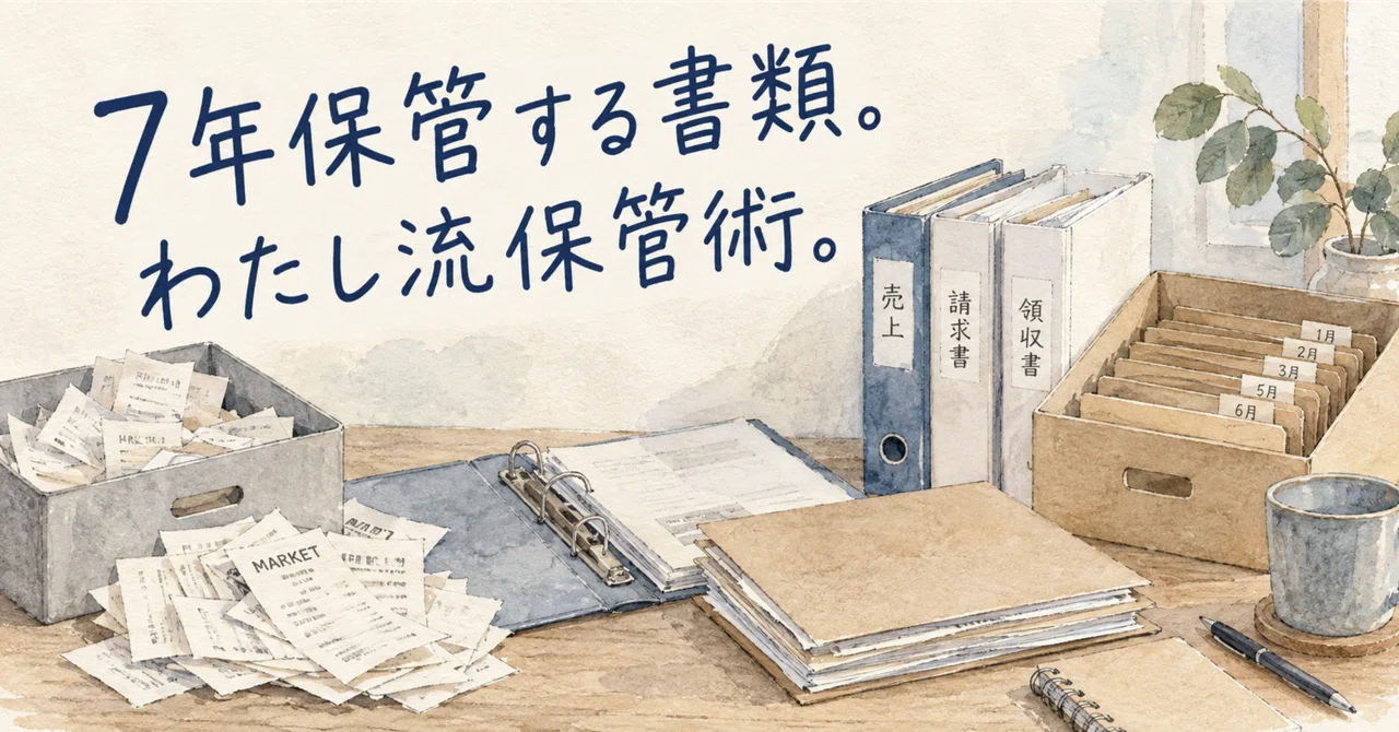 Documents to keep for 7 years. My personal storage method.｜ほっしー｜File＆Life