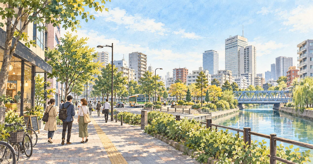 東陽町の様子
