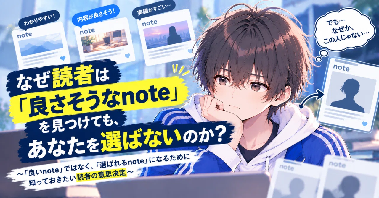 Why do readers find a 'good-looking note' but still don't choose you?｜れ ...