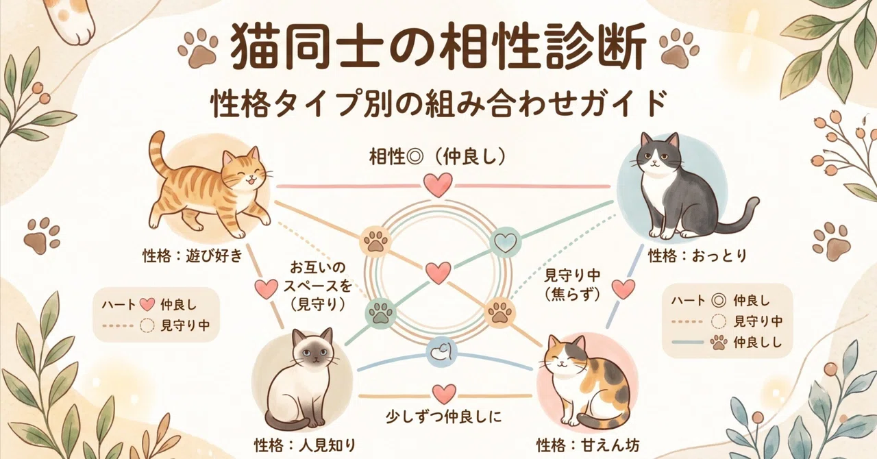 Cat Compatibility Diagnosis: A Guide to Combinations by Personality ...