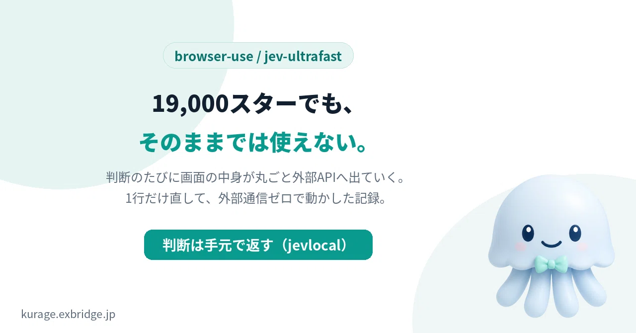 ローカルLLMでブラウザ操作を自動化する｜判断を手元のQwenで返す｜BittensorMan