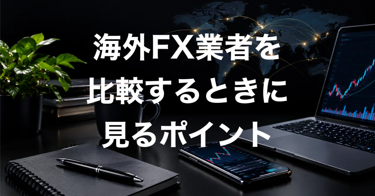 Points to Consider When Comparing Overseas FX Brokers｜minatoFX