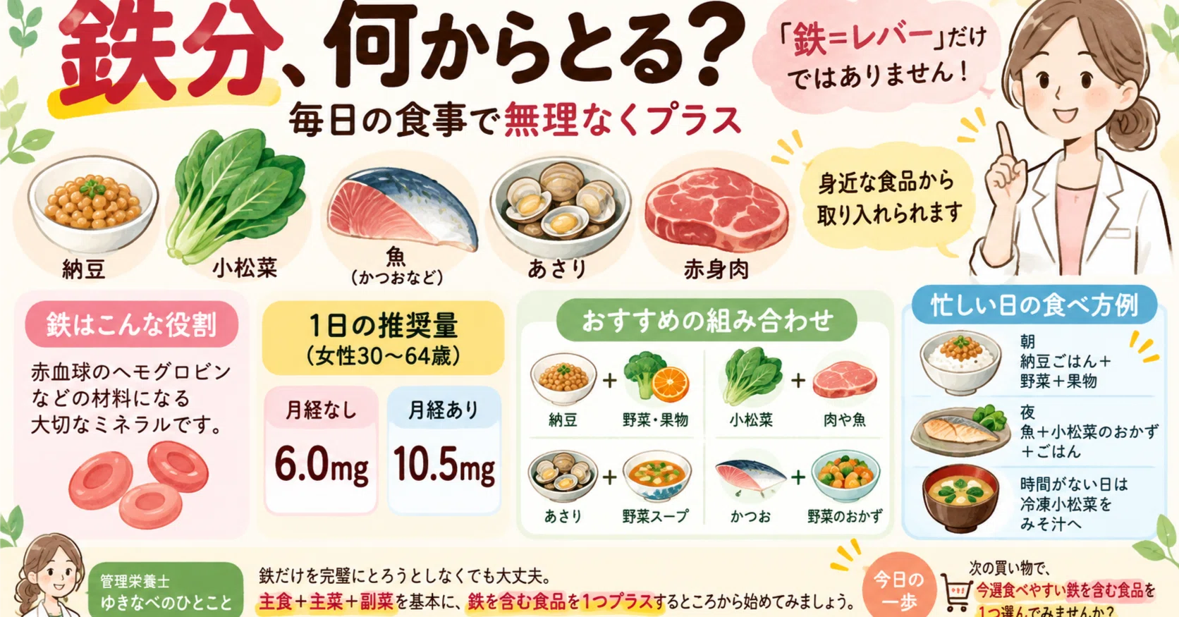 鉄分 の 多い 食べ物(01)