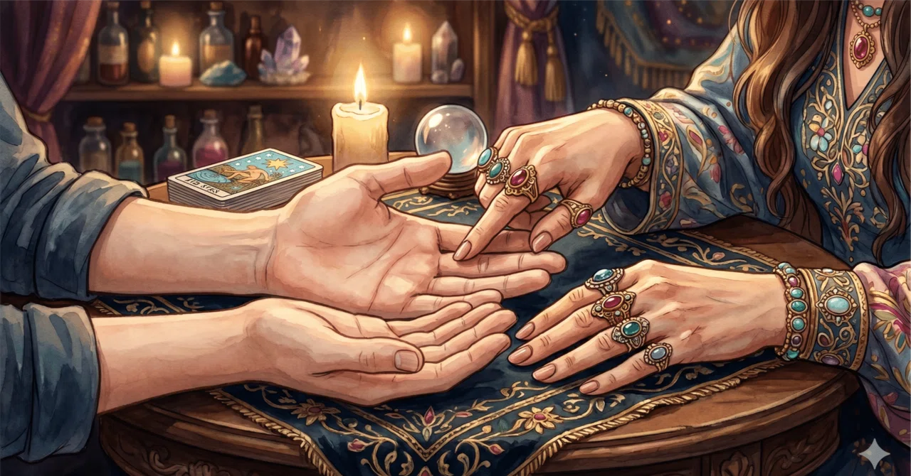 [Palmistry Introduction] Reading the 4 lines and hand shape by looking ...