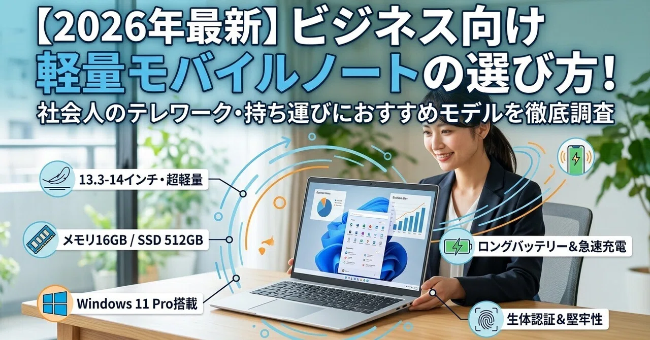 [2026 Latest] How to Choose a Lightweight Mobile Laptop for Business! A ...