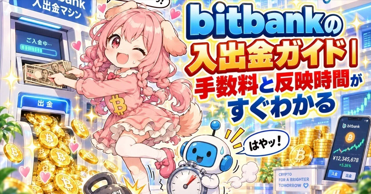 【bitbankの罠】入出金で「手動作業」に命を燃やすと手数料で資産が溶ける理由
