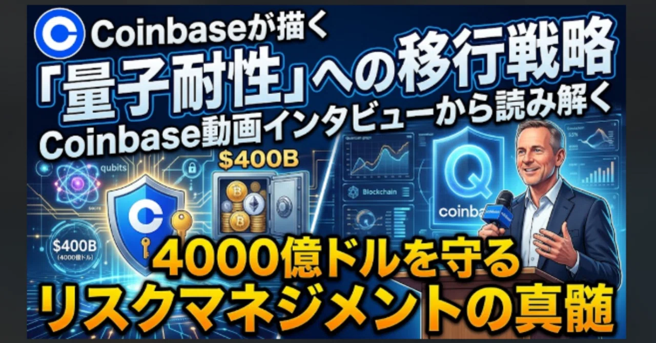 🪙Coinbase's Strategy for the Transition to 'Quantum Resistance ...