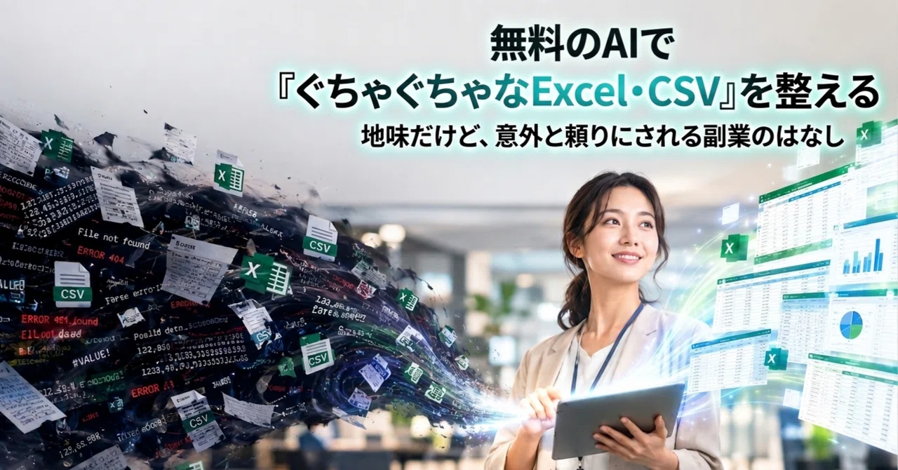 Cleaning up 'messy Excel/CSV' files with free AI. A look at a low ...