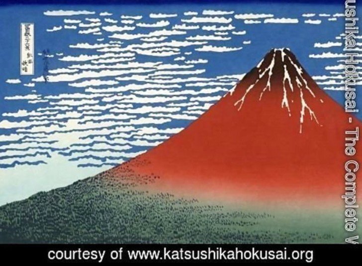 本物」は自分の心の中にしかない：富嶽三十六景『赤富士』から