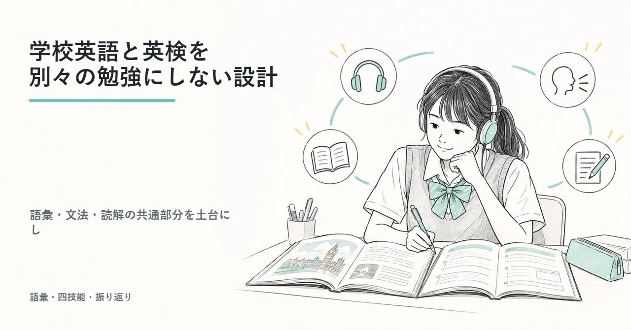 Designing School English and Eiken Studies to Avoid Duplication｜心とデータを ...