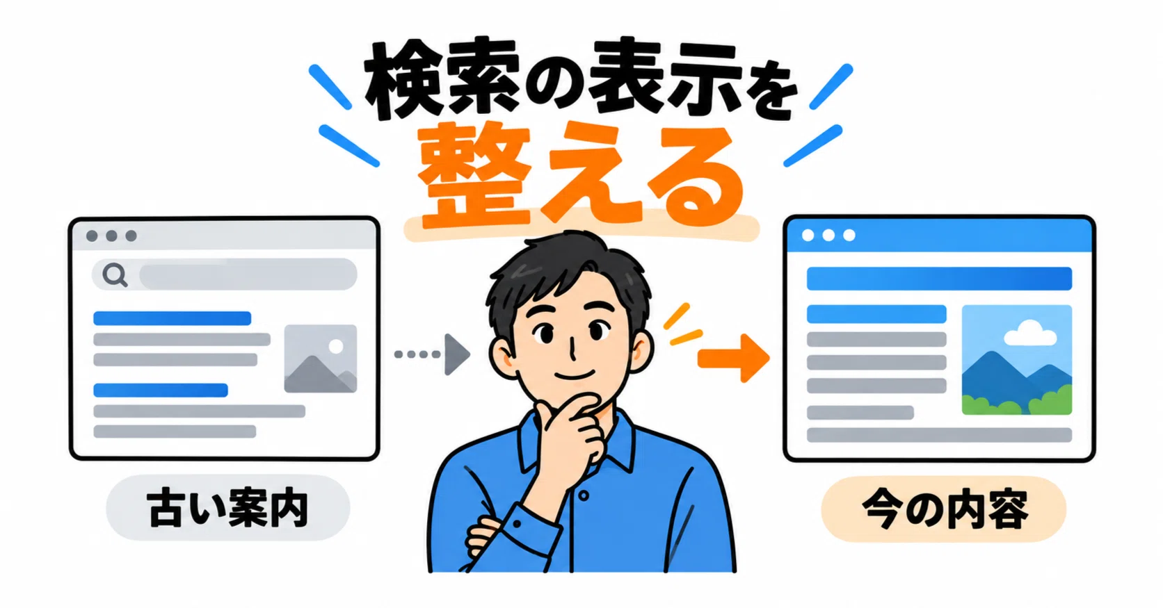 HPを直したのに、検索結果は古いまま。慌てて触る前の確認手順