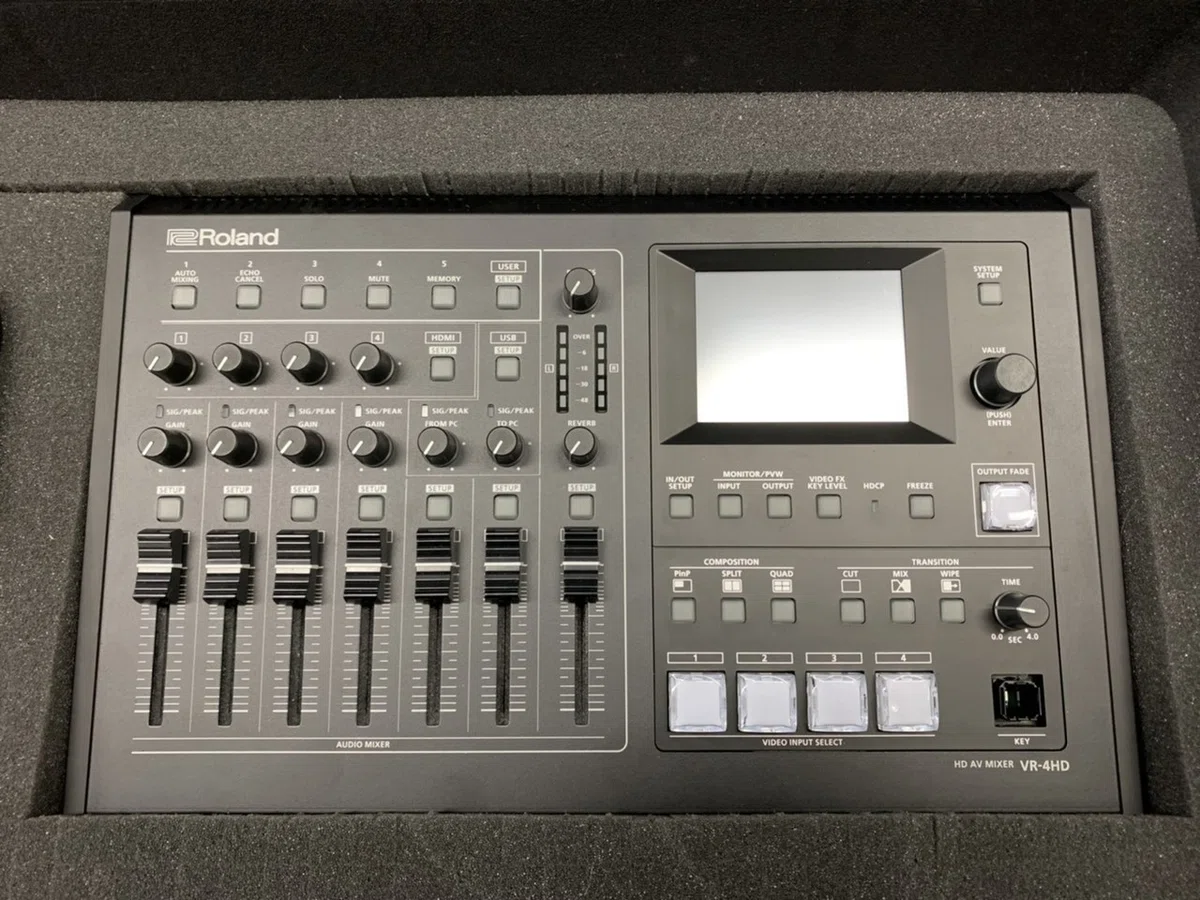 ライブ配信セット：Roland VR-4HD AVミキサーを使ってみたら罠にはまっ 