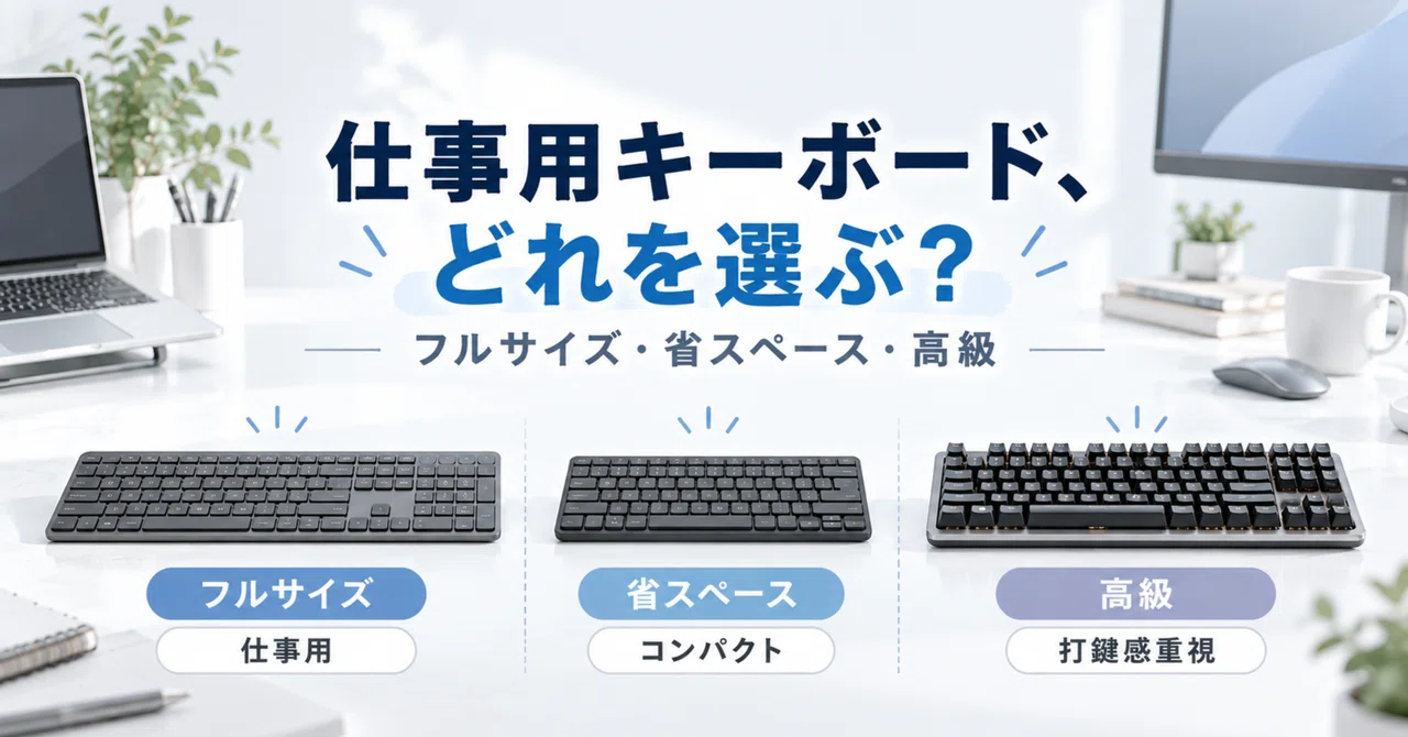 Rectangular Key Type Which keyboard should you choose for work? Comparing three types: full ...