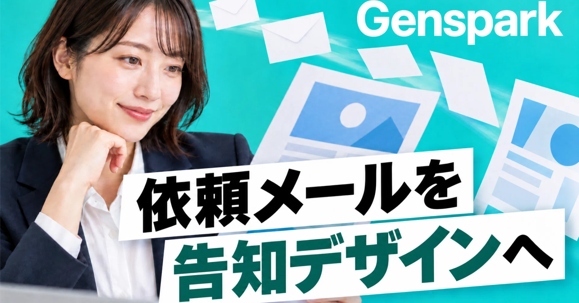 AI仕事術】依頼メールを、使える告知デザインへ〜GenMailとGenspark