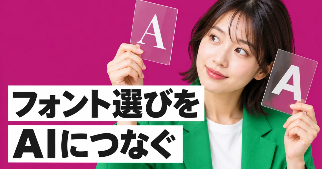 フォントを選んで、AIに渡す。Google Fontsを比較できるサイトを作りました