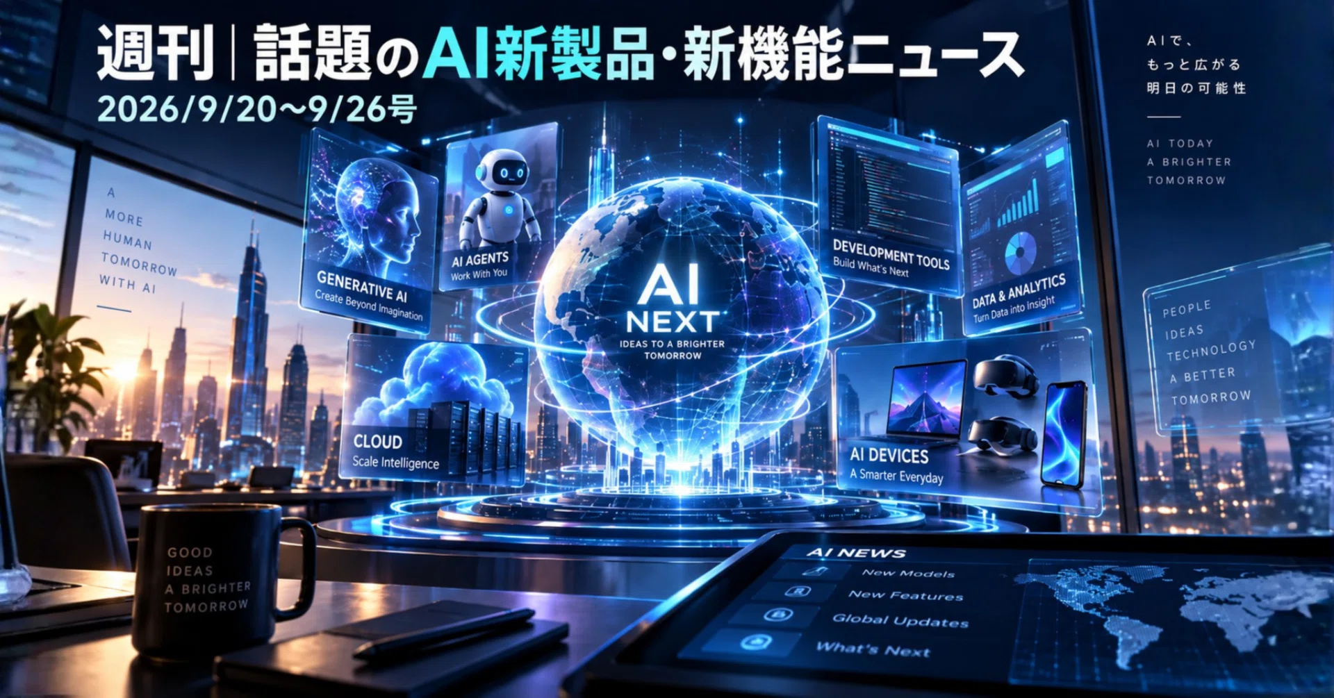 週刊｜話題のAI新製品・新機能ニュース(2026/9/20〜9/26号)｜Yasuhito