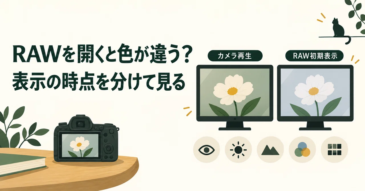 When I open a RAW file, the colors are different from what I saw on the ...