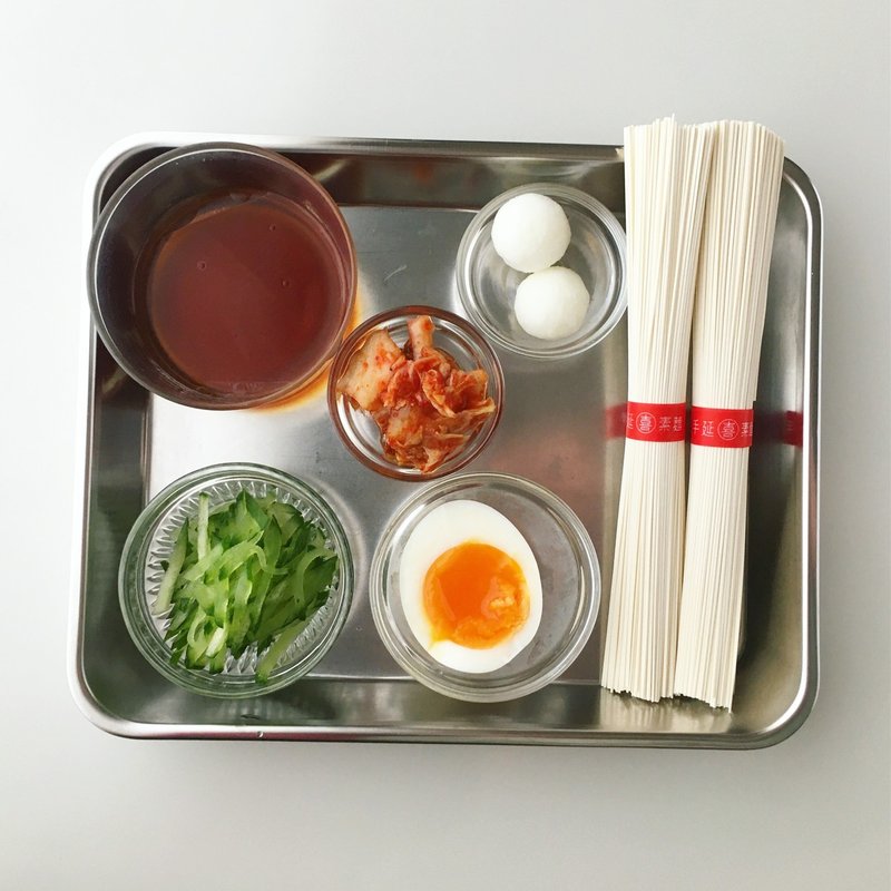 アイスの実のせ めんつゆで簡単冷麺風そうめんレシピ 日坂春奈 Note