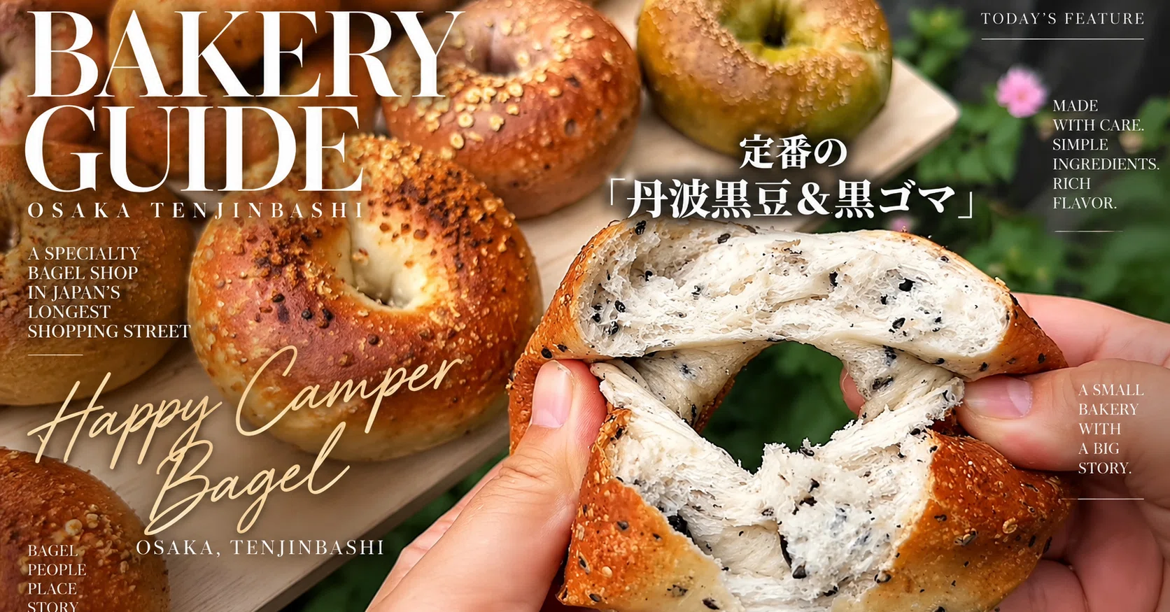 happy camper bagel