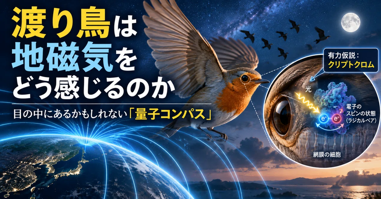 How do migratory birds sense the Earth's magnetic field? The 'quantum ...