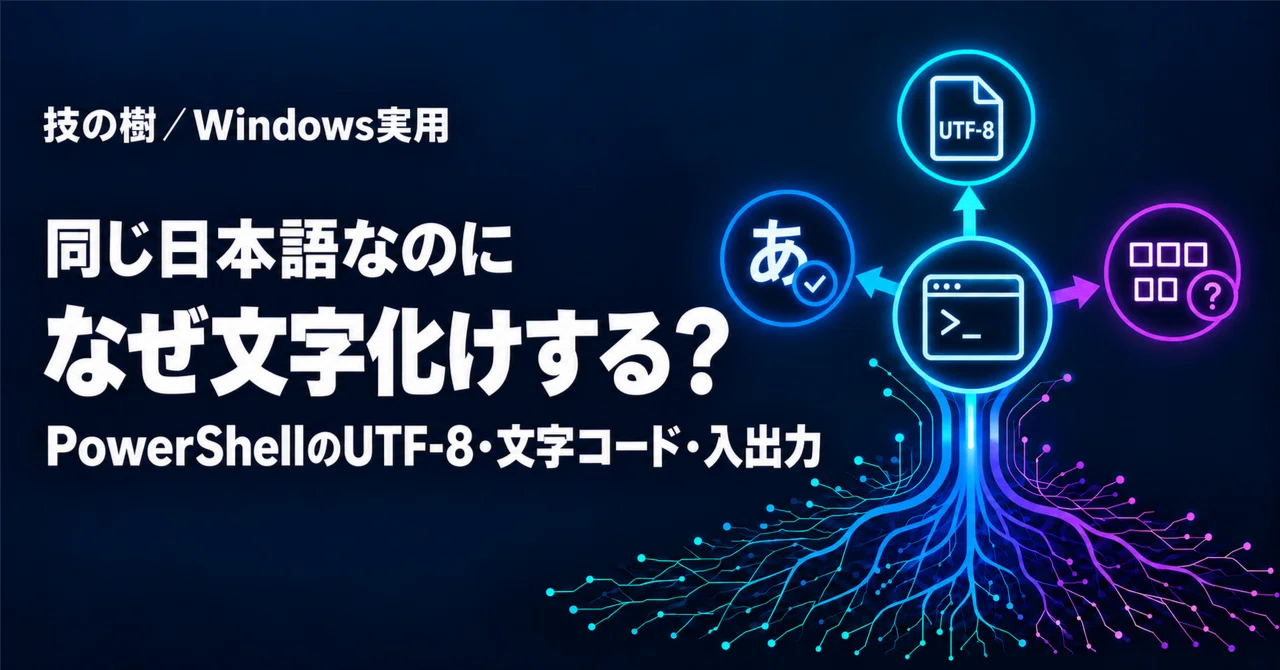 Why does Japanese text get garbled? Organizing PowerShell's UTF-8 ...