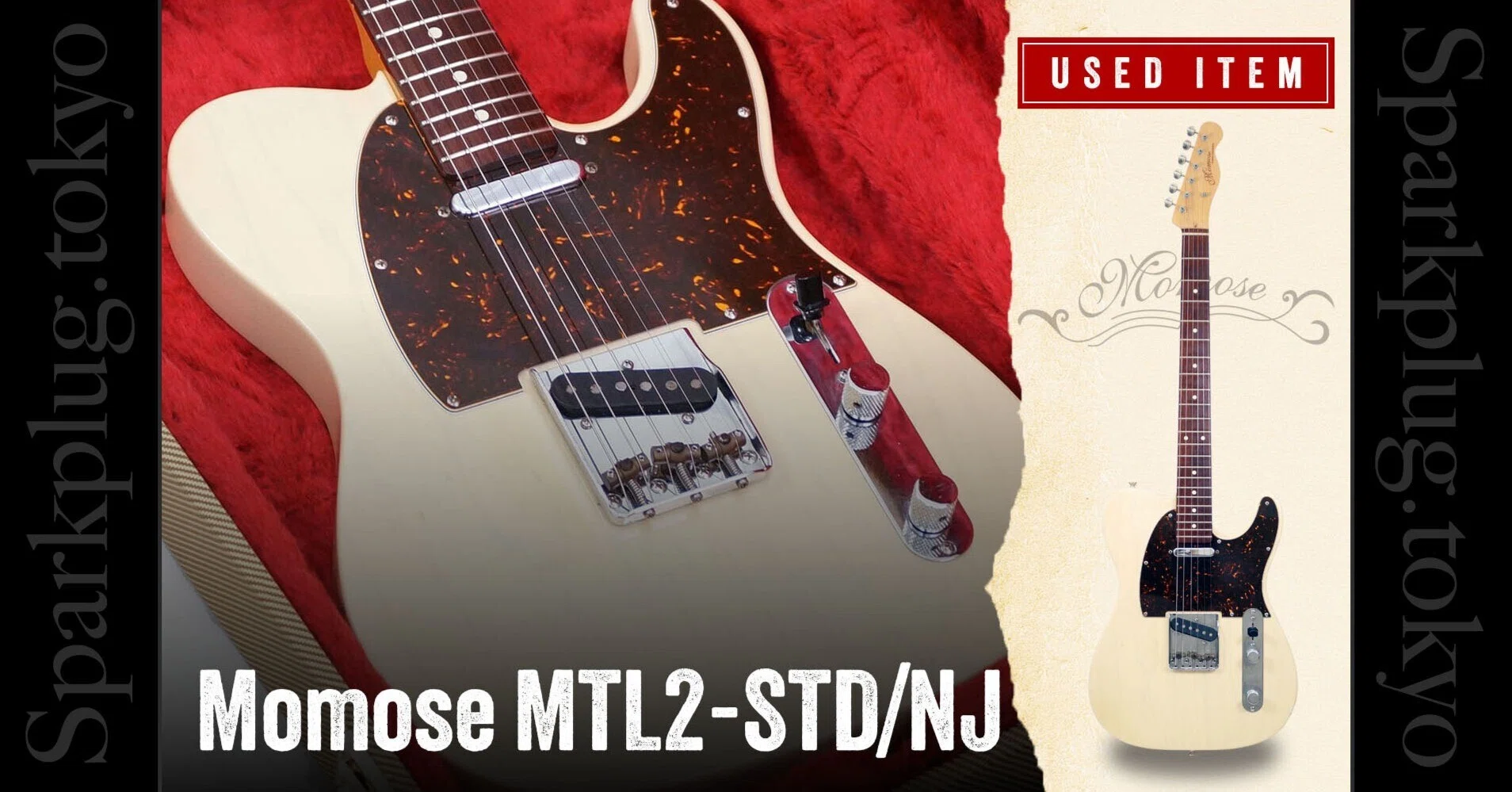 特選中古品！モモセによるヴィンテージTLスタイル「MTL2-STD/NJ」が