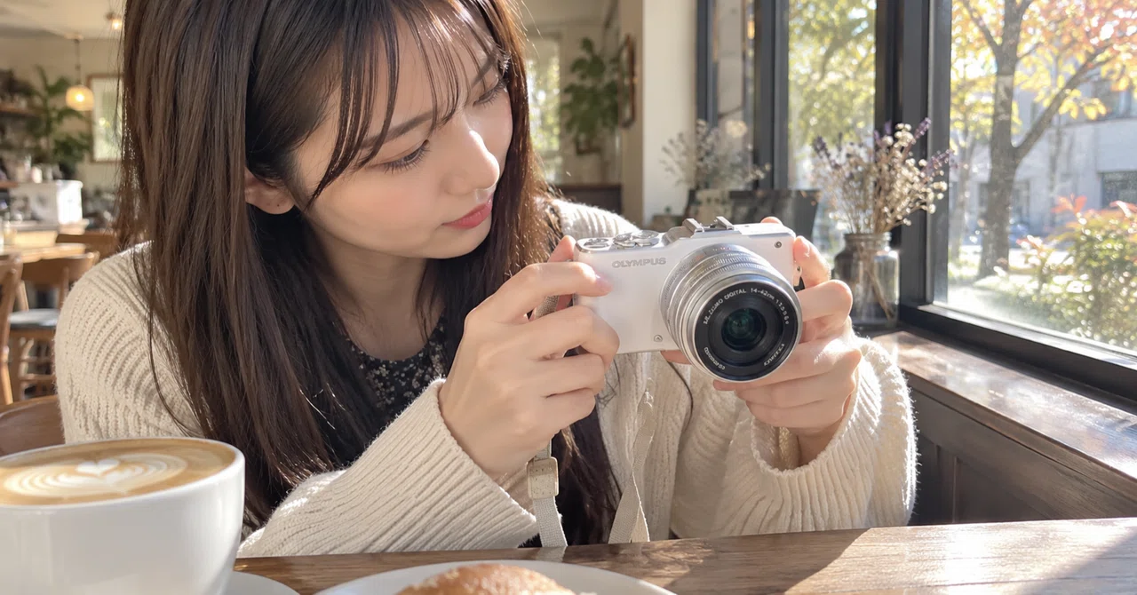 OLYMPUS PEN Mini E-PM1 ❤️動作確認済 スマホ転送 ホワイト OLYMPUS PEN mini E-PM1と始める白いカメラ散歩｜キツネ｜コラムライター