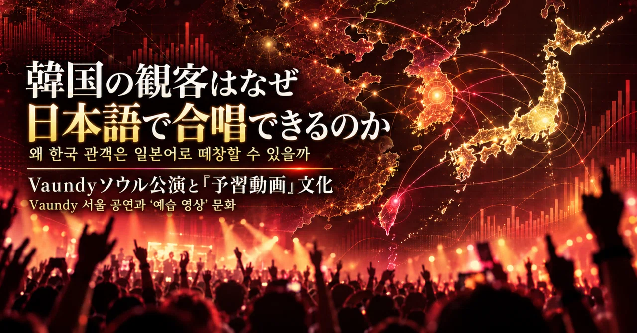 韓国の観客はなぜ日本語で合唱できるのか：Vaundyソウル公演と ...