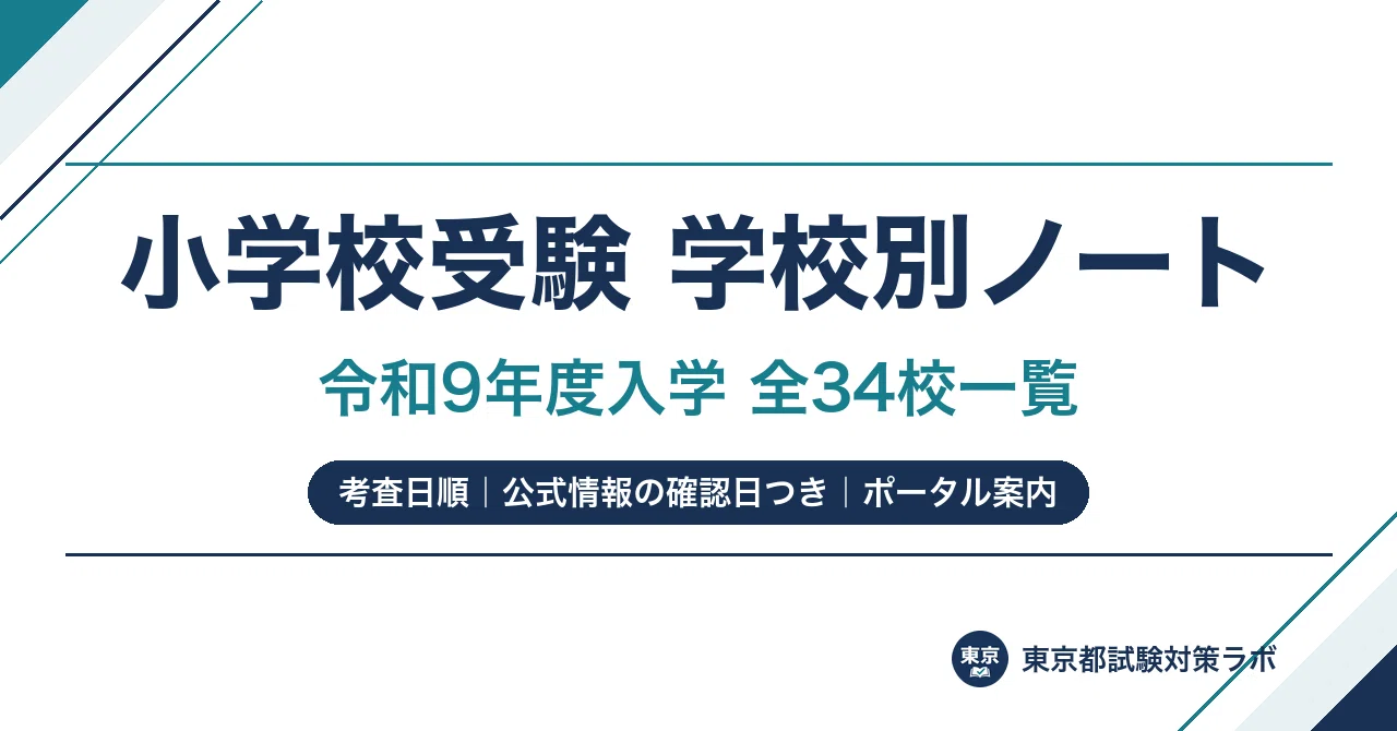 Tokyo Exam Preparation Lab: Elementary School Entrance Exam School ...