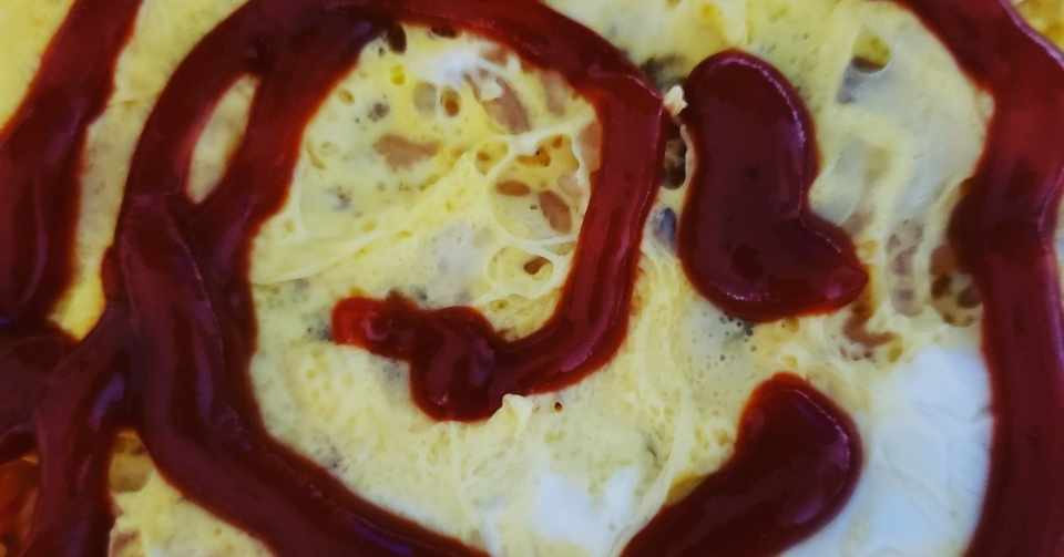 犬さんごはん 第18回 オムライス 犬頭 Note