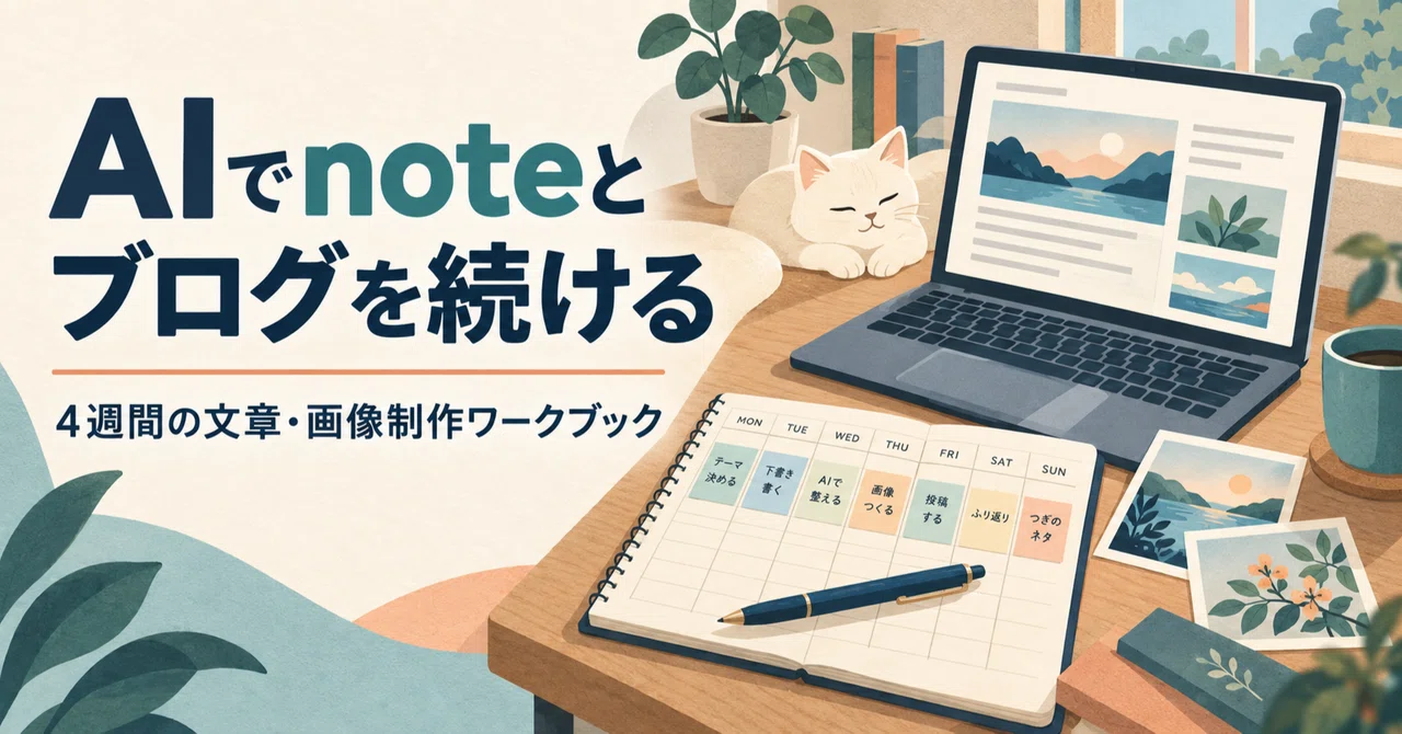 Continuing note and blog posts with AI | A 4-week writing and image ...