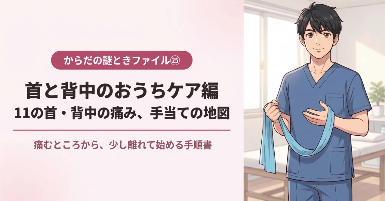 [Body Mystery File 25] Home Care for Neck and Back: A Map for Treating ...