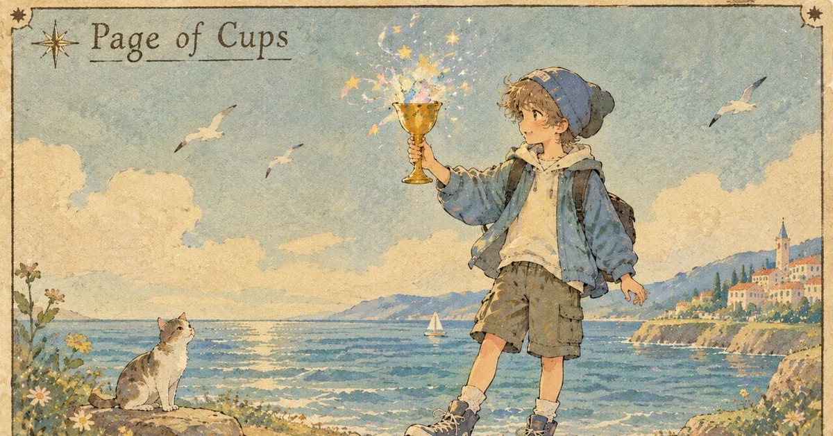 [Tarot Poem] Without Deciding a Destination｜朝風