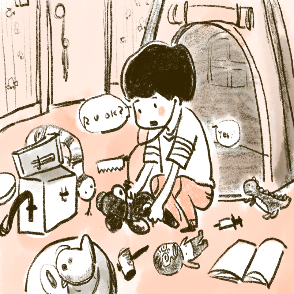 文章が苦手という自覚 ワダシノブ イラスト マンガ Note