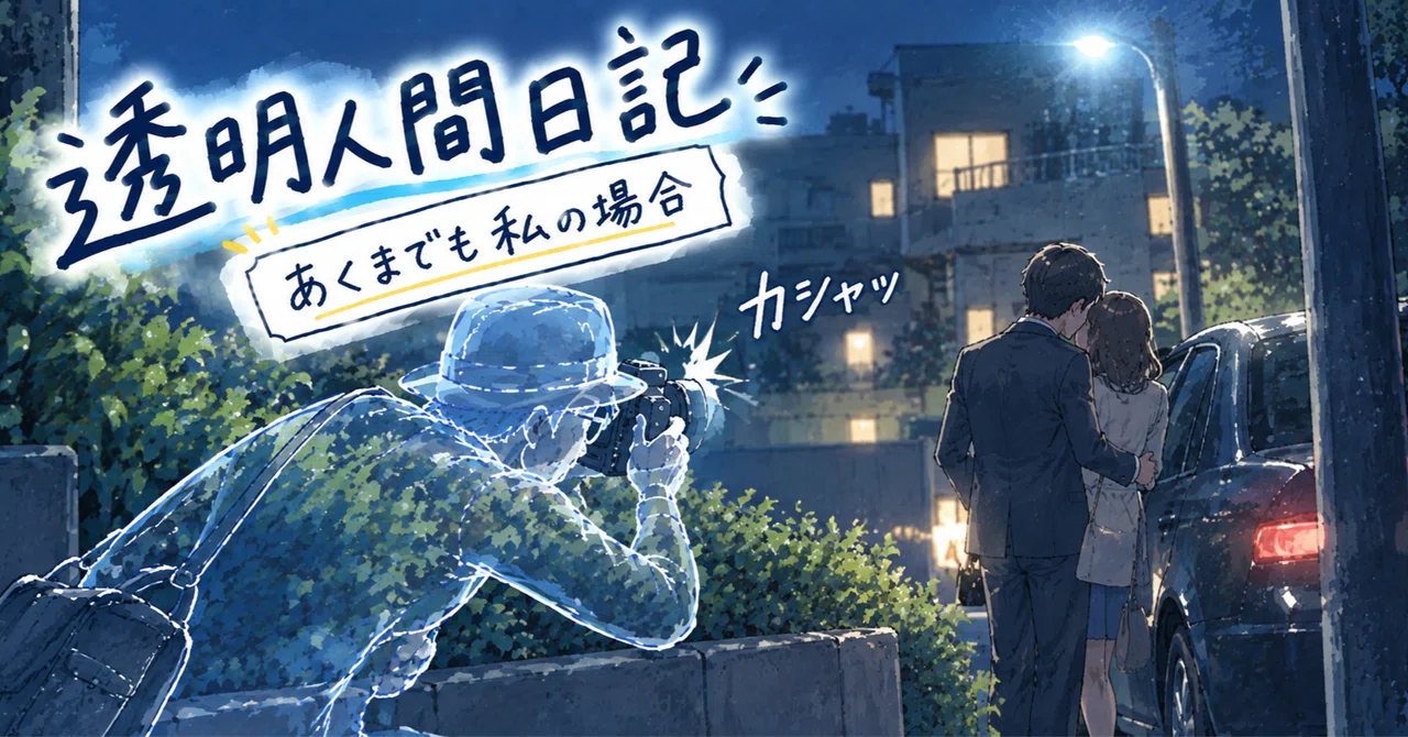 Invisible Man Diary 10 / Self-Introduction｜とおる