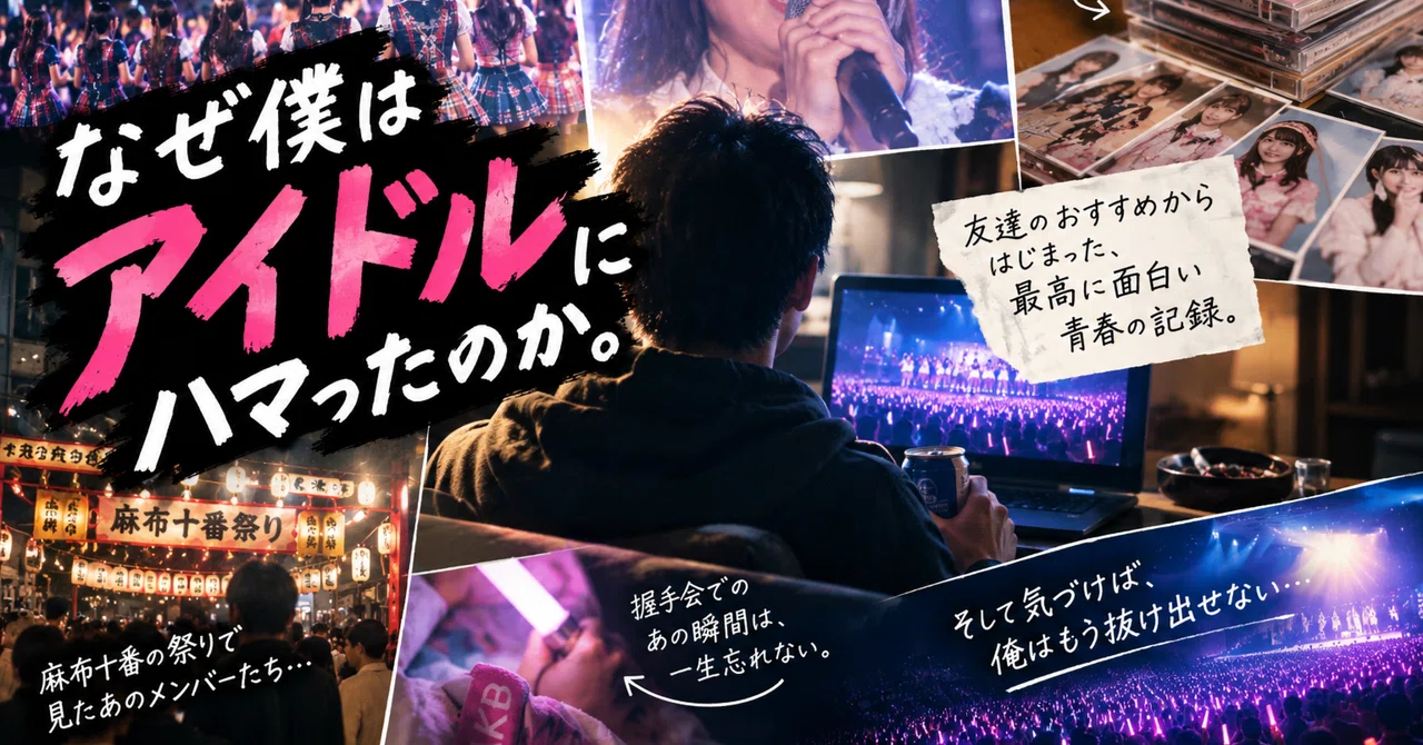 なぜ僕はアイドルにハマったのか。