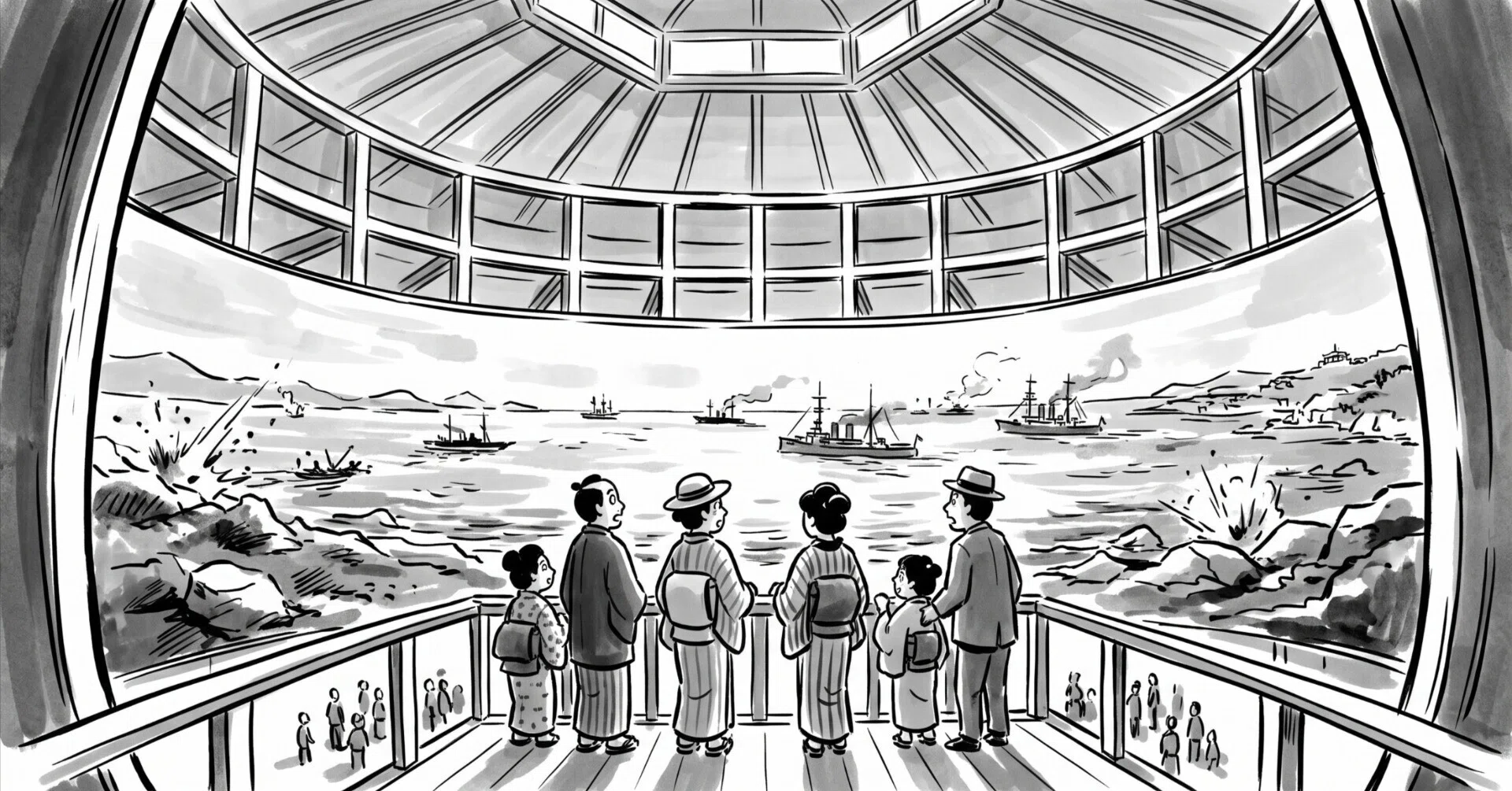 パノラマ館の衝撃！明治の日本に出現した巨大VRの歴史｜1zumi 0KAN0