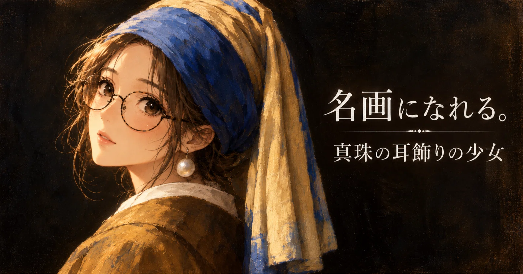 名画になれる。《真珠の耳飾りの少女》｜月凪（つきなぎ）