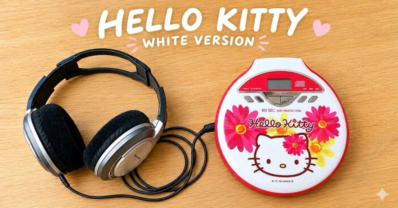 キティちゃんのポータブルCDプレーヤー、別バージョンを発見してしまっ