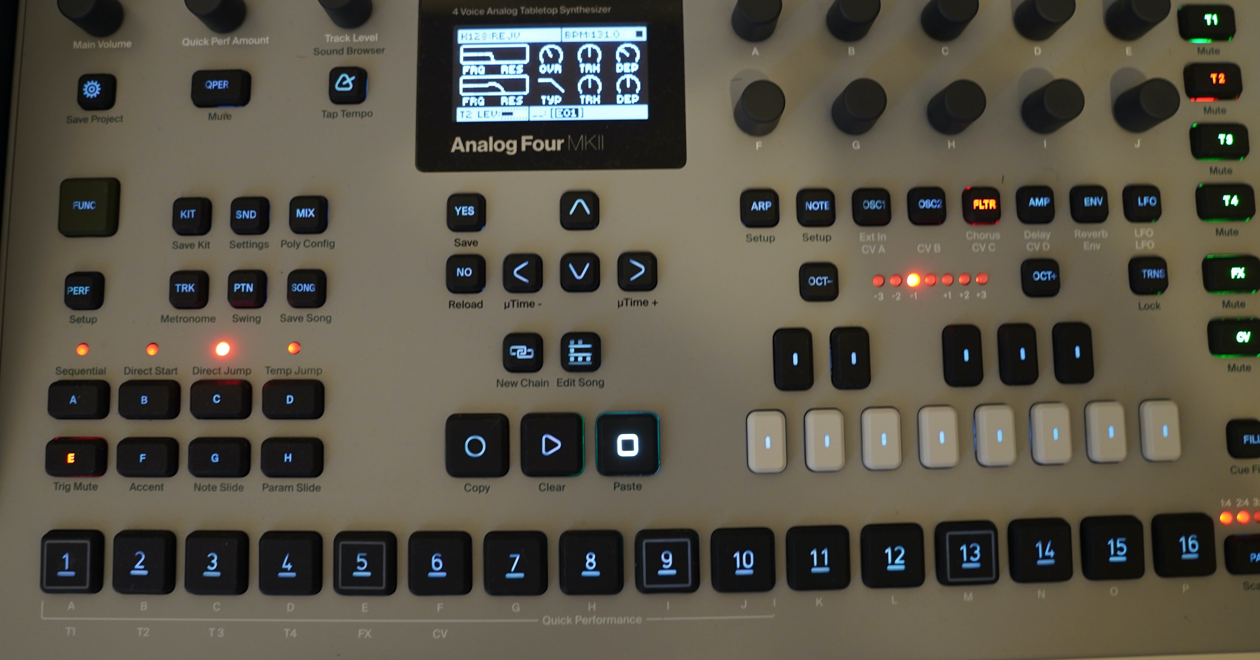 Elektron Analog Four Mk2|たまじろう Elektron Analog Four Mk2|たまじろう