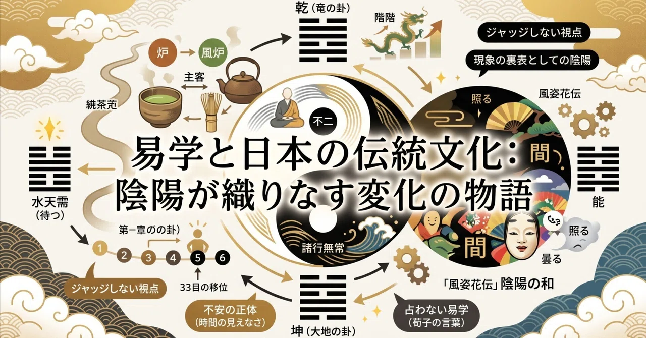 易経】易は「当てる本」ではなく、不安を軽くする本でした｜齊藤潤