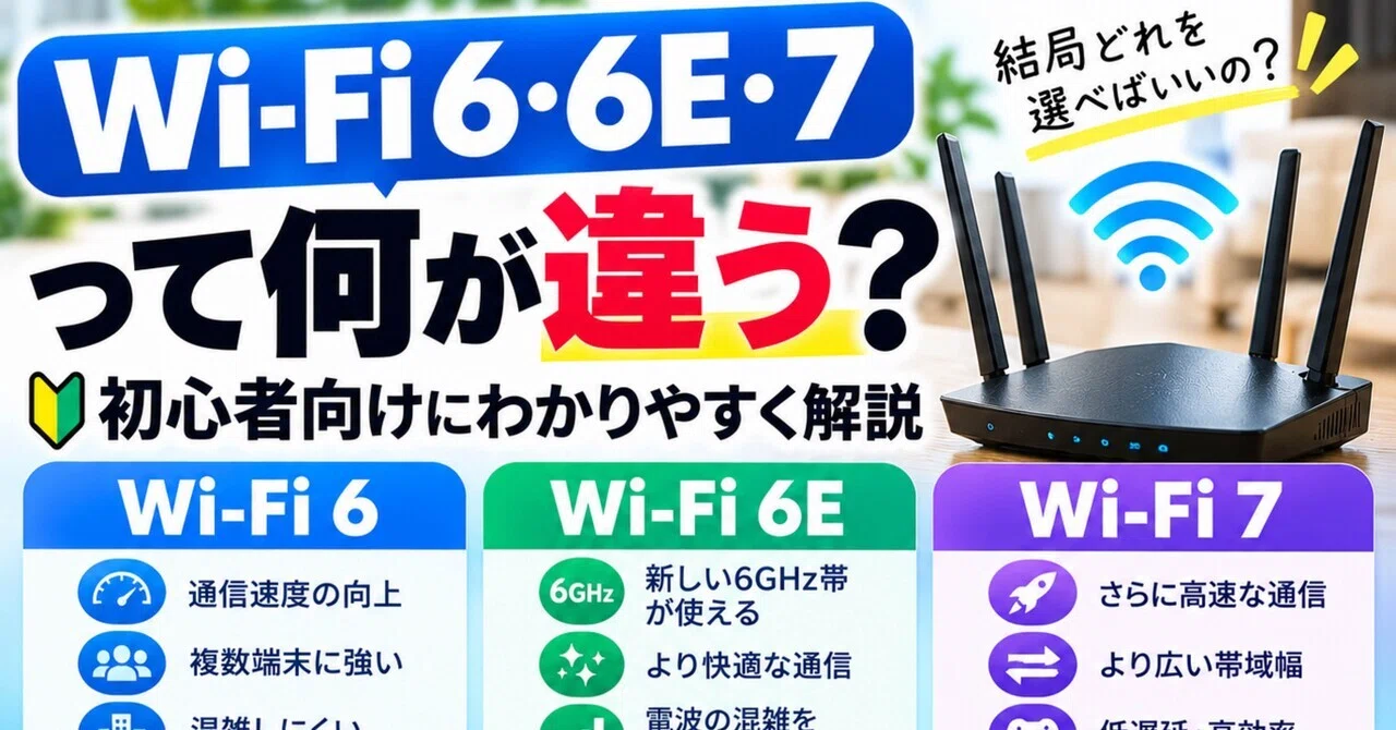 What is the difference between Wi-Fi 6, Wi-Fi 6E, and Wi-Fi 7? An easy ...