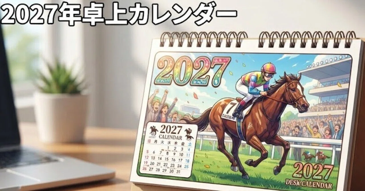 競馬好きの小さなお楽しみ。JRAの卓上カレンダー応募しました。｜複勝1点屋