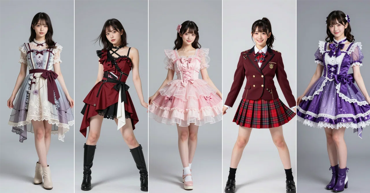 Muted Colors Example Generating AI Beauty Idol Costumes | With Image Generation Prompts|AI ...