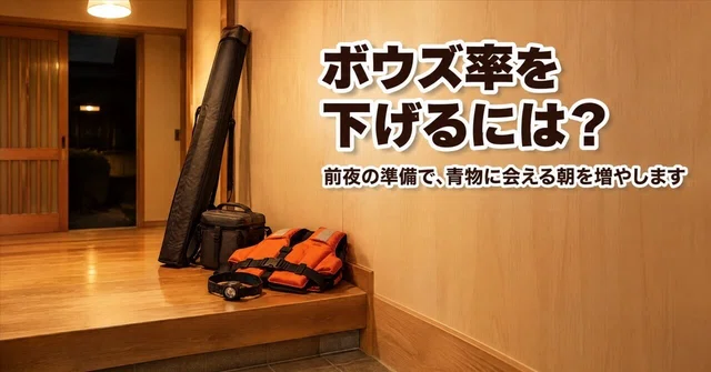 ショアジギングのボウズ率を下げるには？青物に会える朝を増やす、前夜の準備