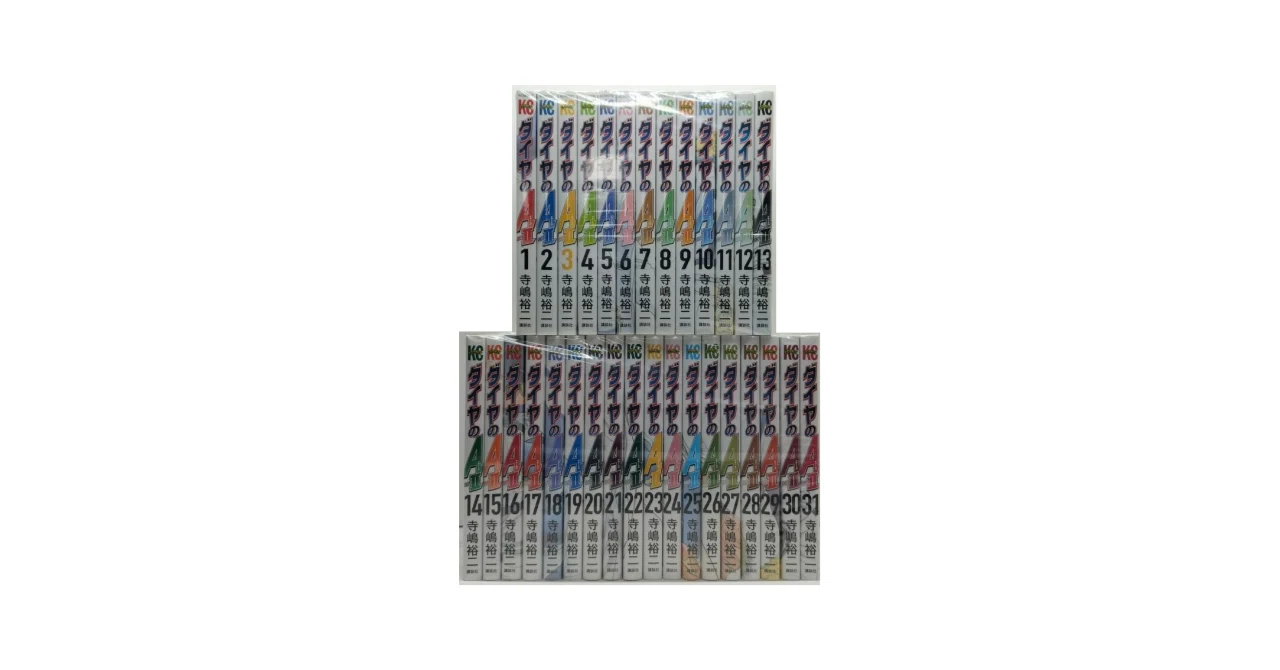【完結】ダイヤのA 全巻セット 寺嶋裕二 ダイヤのA 全巻 セット 全47巻 公式ガイドブック表 公式ガイドブック裏