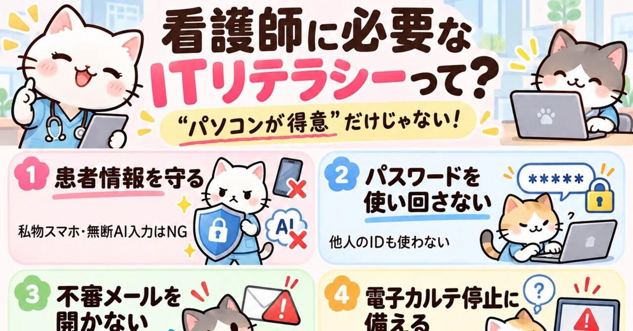 What is IT Literacy?｜ひかる｜看護師 ︎医療AI🐈🍜🍌