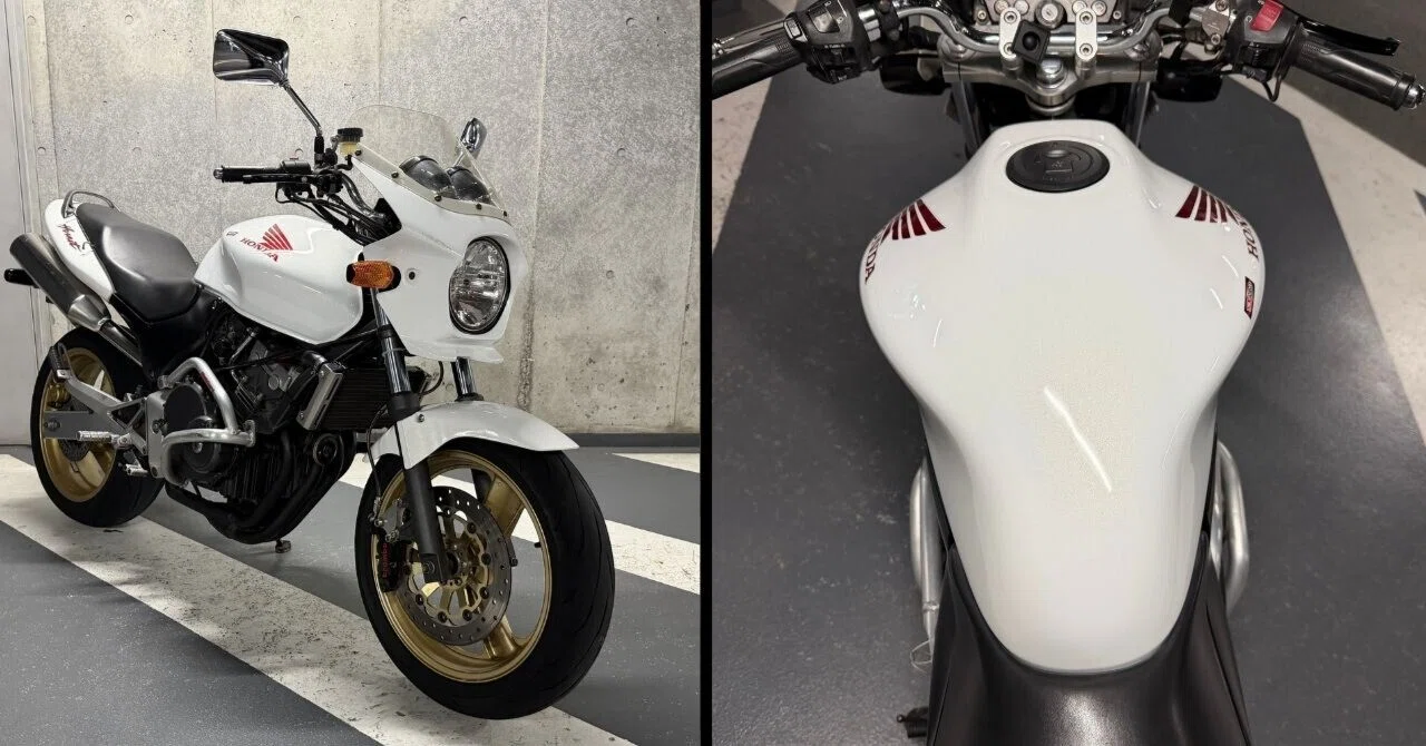 HONDA Hornet250】走行距離15万KM⁉ワンオーナー車両｜バイク洗車専門店